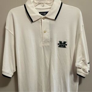 Marshall Thundering Herd Men’s Polo Shirt Medium 100% Cotton New With Tags
